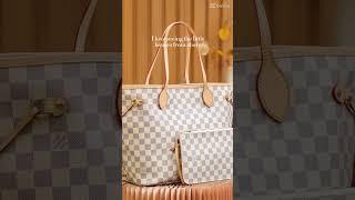 Neverfull checkerboard shopping bag, entry-level style, cost-effective king, super large capacity