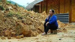Worrying about the next rains the house will be wiped out - Full of sadness hard to swallow Meal