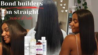 How to use OLAPLEX & Bond builders as a straight hair natural! | Natural nadine