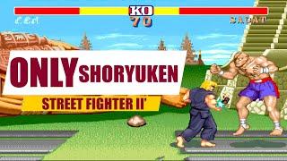 KEN: ONLY SHORYUKEN  Street Fighter 2 Champion Edition  4K 60 FPS