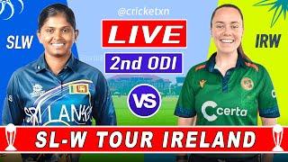 Live: IREW vs SLW 2nd ODI, SLW vs IREW 2024 | Ireland Women vs Sri Lanka Women