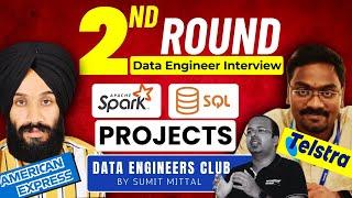 Live Data Engineering Technical Round Mock Interview | Apache Spark, SQL & Project #question