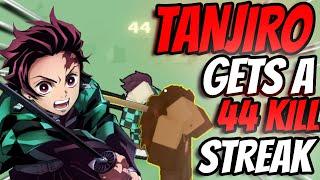 SUN BREATHING TANJIRO GETS A 44 KILL STREAK | ROGUE DEMON