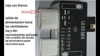 VENTILADORES JETTA 2.0  DIAGRAMA Y SOLUCION A FALLA