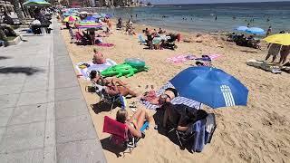 Friday afternoon  Torrevieja, Spain - Costa Blanca beach July 2024