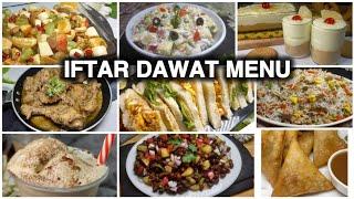 IFTAR DAWAT MENU || Iftar Special Recipes || Dawat Recipes || Iftar Buffet Recipes #trending #food