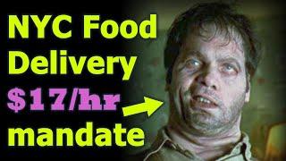 NYC's $17/hr delivery pay has drivers feeling... 