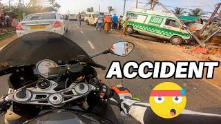 108 AMBULANCE ACCIDENT DURING OUR RIDE 