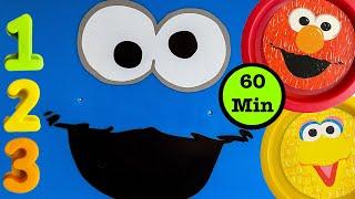 Play Dough Video with Sesame Street - Create Colorful PlayDoh Animals | 60 Minutes of Learning