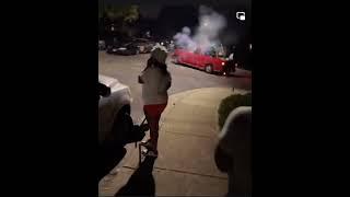Man throws firework in car #fireworks #july4th #shorts