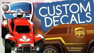 How to get Custom Decals in Rocket League (TUTORIAL)