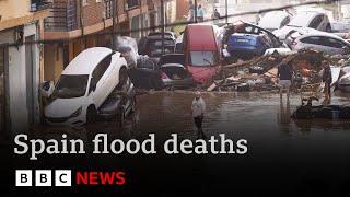 More flooding hits Spain as at least 217 people confirmed dead | BBC News