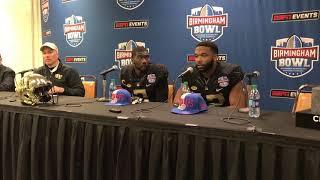 Postgame Press Conference - Dave Clawson, Cameron Glenn, Jamie Newman (Birmingham Bowl)