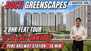 Dosti Greenscapes Luxury Project Reviews With 3 BHK Flat Tour, Amenities, Connectivity and Much More