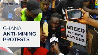 Demonstrators in Ghana demand govt crackdown on illegal mining