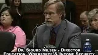 Workforce Investment Hearing: Dr. Sigurd Nilsen