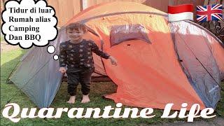 CAMPING DAN BBQ DIRUMAH INGGRIS || QUARANTINE LIFE ||THE MCDERMOTTS IN UK