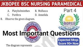 Jkbopee Bsc Nursing Expected Questions in Exam | Score 90+ Series Part 4 | Important Questions