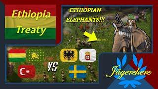 Ethiopian Elephants Any Good? | 3v3 Treaty with Ethiopia | AOE III: DE