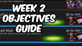 Week 2 Royal Hunt Objectives Guide! Henchpools! Trophy Champs! Banquet Tickets!