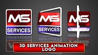 3d Animation Logo | 3d Services Animation Logo | Motion Graphics | 3d Logo Animation | Logo Design