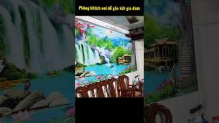 Tranh dán tường phòng khách đẹp #tranhphongkhach