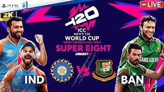 IND vs BAN | Super 8 | T20 World Cup 2024 | Cricket 24 | maXKeyYT