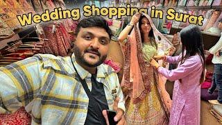 Shadi ki shopping karne hum Surat aagaye || India’s Best Saree & Lehenga Manufacturer at Surat