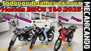 CONSEGUI VER TODOS OS DETALHES DA NOVA BROS 160 ANTES DO LANÇAMENTO - PREÇO NOVIDADES CORES ABS