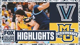 Villanova Wildcats vs. No. 10 Marquette Golden Eagles Highlights | FOX College Hoops