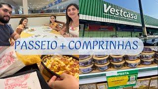 COMPRINHAS ÚTEIS NA VEST CASA | CHEGOU A CADEIRA DA LOJA | ALMOÇAMOS NO SHOPPING