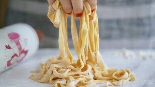How to Make Homemade Pasta Without a Machine With Only 2 Ingredients!