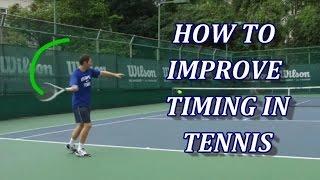 3 Drills To Improve Timing in Tennis