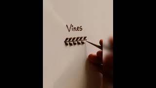 Vines / Henna basic elements #henna #vines #tutorial