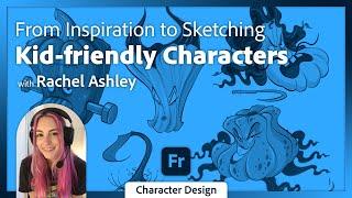 Brainstorming Children’s Book Characters in Adobe Fresco with Rachel Ashley