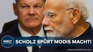 INDIEN IST STABILITÄTSANKER! Ukraine-Krieg - Kanzler hofft auf geopolitisches Gewicht des Giganten