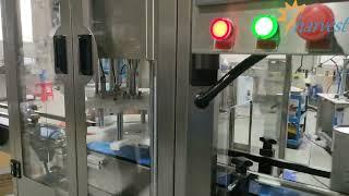 Automatic servo paper tube sealing machine for snack food, auto powder paper can closer