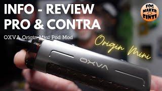 OXVA Origin Mini Pod Mod | Info Review E Zigarette
