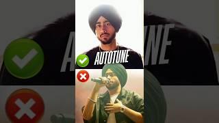 Shubh Autotune vs original vocals