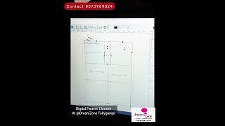 How to work Digital Pattern in Digital Pattern Making #shorts #ytshorts #digital @YouTube