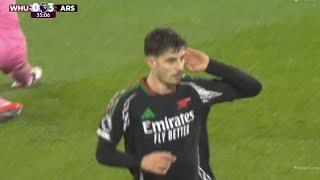 Kai Havertz Goal, West Ham vs Arsenal (1-4) All Goals and Highlights