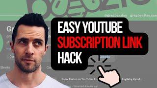 How to Add a Custom YouTube Subscription Link to Your YouTube Channel #youtubetips