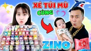 Chị Vê Xé 50 Túi Mù Cùng Con Trai Zino Unbox Blind Bag - Vê Vê Channel