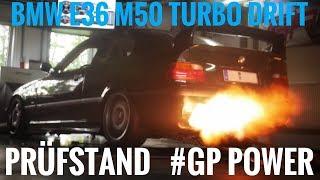 GP Power Abstimmung + Prüfstand  BMW E36 M50B25 325i Turbo Coupe,521 PS , 1,25 Bar, Antilag