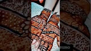 new mehndi design rj 14 spcail #heenamehndiart #ytshortvideo