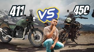 Nueva Royal Enfield Himalayan 450 VS Himalayan 411