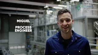 Process Engineer MIGUEL gives an insight in his 'diverse' job at the Bio Base Europe Pilot Plant