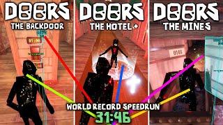 DOORS but i am Seek : ALL FLOORS - WORLD RECORD SPEEDRUN *31:46* NO CHEATS