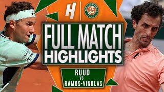Casper Ruud vs Albert Ramos-Vinolas - FULL Match Highlights | Roland Garros 2025