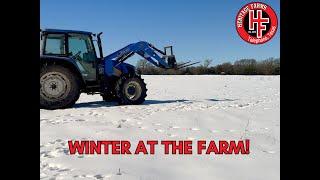 Dealing with Winter at the Farm.